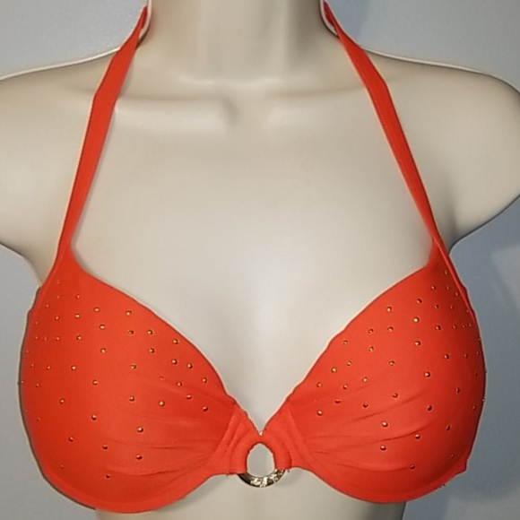 <SMART & SEXY> 2-Piece Coral Pushup Studded Bikini - Picture 4 of 15